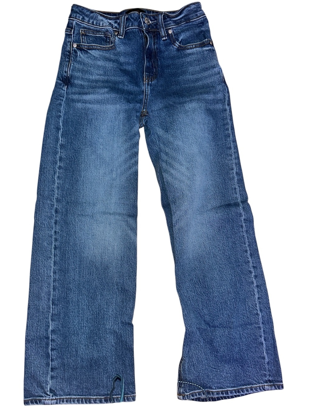 Quince Dark & Light Blue Two-Tone Denim Jeans
